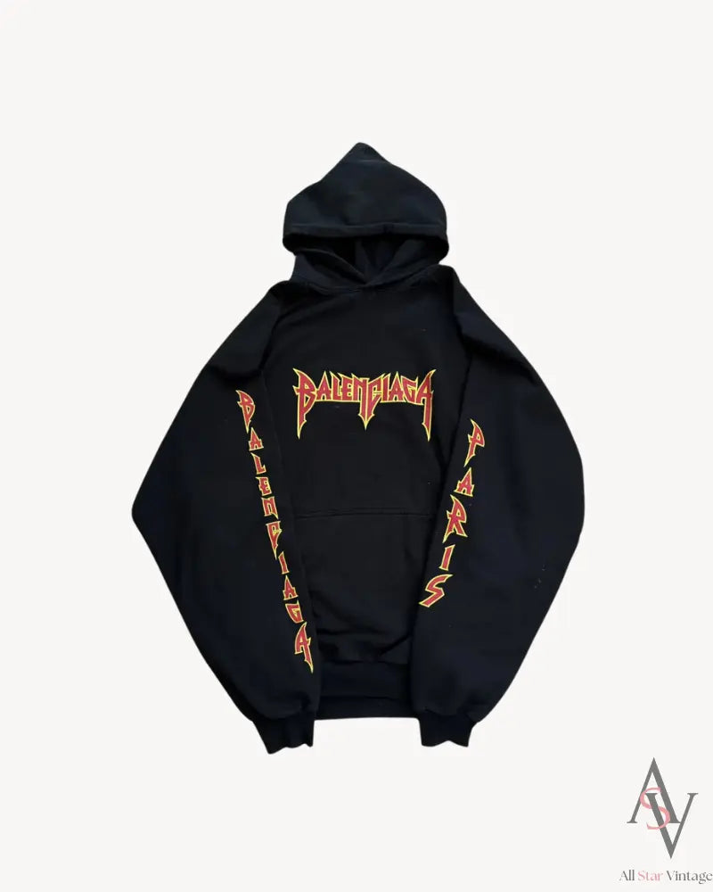 Balenciaga Metal Logo Hoodie