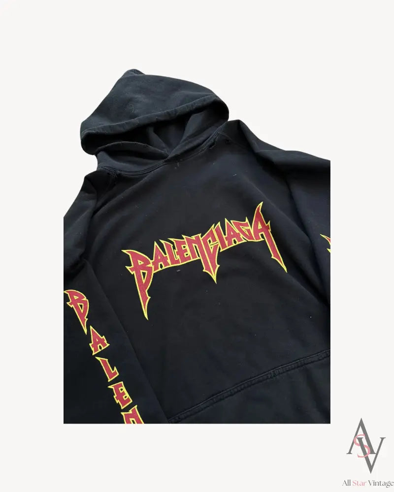 Balenciaga Metal Logo Hoodie