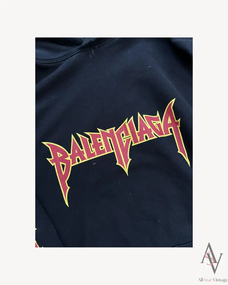 Balenciaga Metal Logo Hoodie